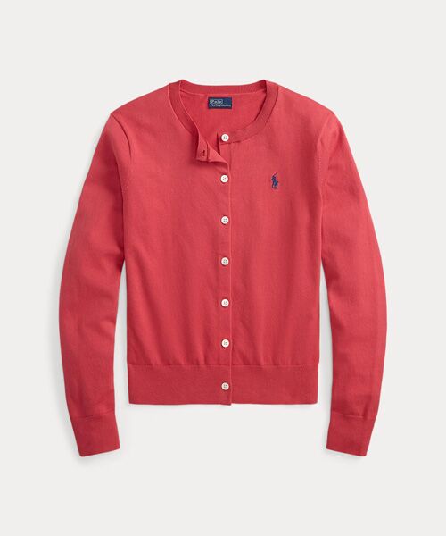 POLO RALPH LAUREN / ポロ ラルフ ローレン カーディガン・ボレロ | コットン クルーネック カーディガン | 詳細1