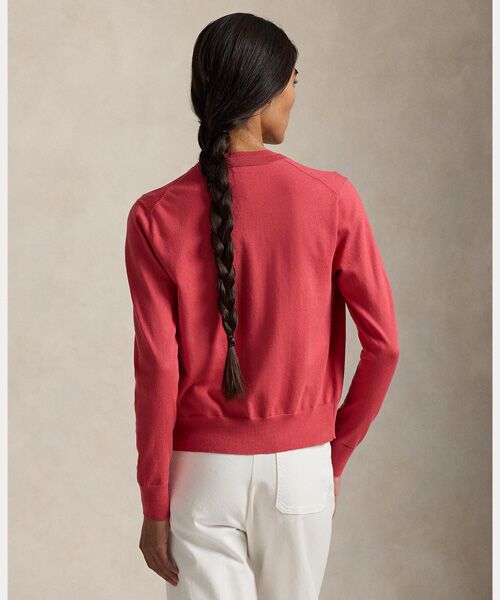 POLO RALPH LAUREN / ポロ ラルフ ローレン カーディガン・ボレロ | コットン クルーネック カーディガン | 詳細3