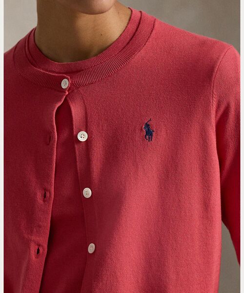 POLO RALPH LAUREN / ポロ ラルフ ローレン カーディガン・ボレロ | コットン クルーネック カーディガン | 詳細4