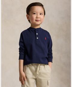 POLO RALPH LAUREN / ポロ ラルフ ローレン カットソー | (ボーイズ 2才～7才)コットン ジャージー ヘンリー シャツ