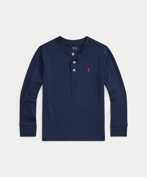 POLO RALPH LAUREN / ポロ ラルフ ローレン カットソー | (ボーイズ 2才～7才)コットン ジャージー ヘンリー シャツ | 詳細1