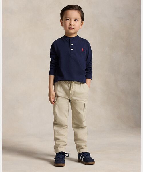 POLO RALPH LAUREN / ポロ ラルフ ローレン カットソー | (ボーイズ 2才～7才)コットン ジャージー ヘンリー シャツ | 詳細3