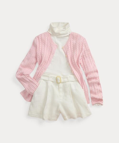 POLO RALPH LAUREN / ポロ ラルフ ローレン カーディガン・ボレロ | (ガールズ 7才～16才)ミニ ケーブル コットン カーディガン | 詳細5