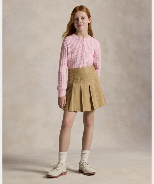 POLO RALPH LAUREN / ポロ ラルフ ローレン カーディガン・ボレロ | (ガールズ 7才～16才)ミニ ケーブル コットン カーディガン | 詳細3