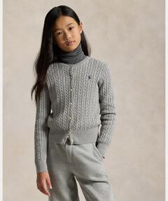 POLO RALPH LAUREN / ポロ ラルフ ローレン カーディガン・ボレロ | (ガールズ 7才～16才)ミニ ケーブル コットン カーディガン