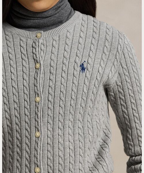 POLO RALPH LAUREN / ポロ ラルフ ローレン カーディガン・ボレロ | (ガールズ 7才～16才)ミニ ケーブル コットン カーディガン | 詳細4