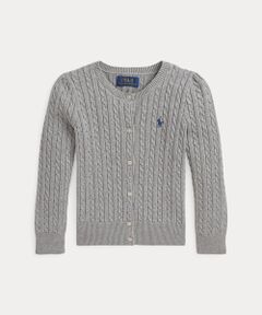 POLO RALPH LAUREN / ポロ ラルフ ローレン カーディガン・ボレロ | (ガールズ 2才～6才)ミニ ケーブル コットン カーディガン