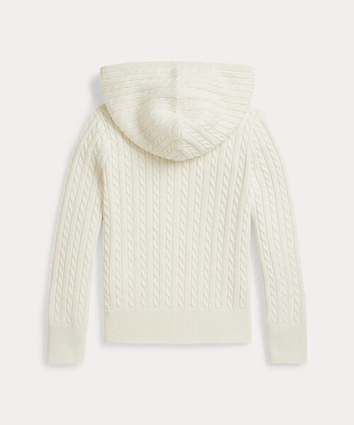 POLO RALPH LAUREN / ポロ ラルフ ローレン パーカー | (ガールズ 2才～6才)ミニケーブル コットン フルジップ フーディ | 詳細1