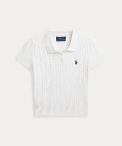 POLO RALPH LAUREN / ポロ ラルフ ローレン ニット・セーター | (ガールズ 2才～6才)ミニケーブル コットン Polo セーター