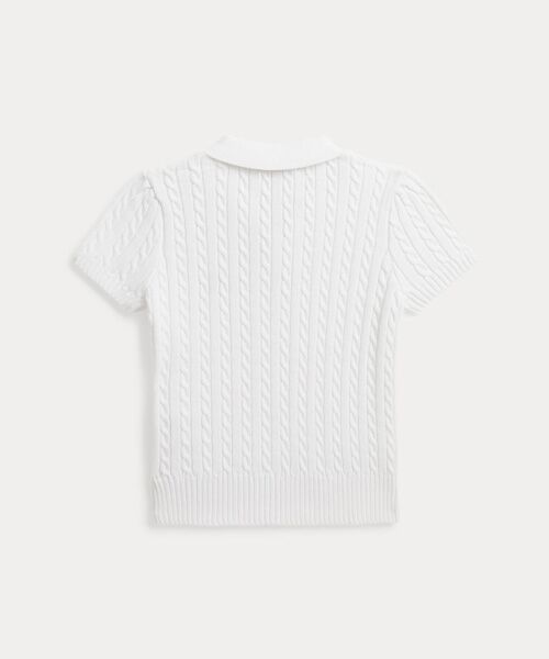 POLO RALPH LAUREN / ポロ ラルフ ローレン ニット・セーター | (ガールズ 2才～6才)ミニケーブル コットン Polo セーター | 詳細1
