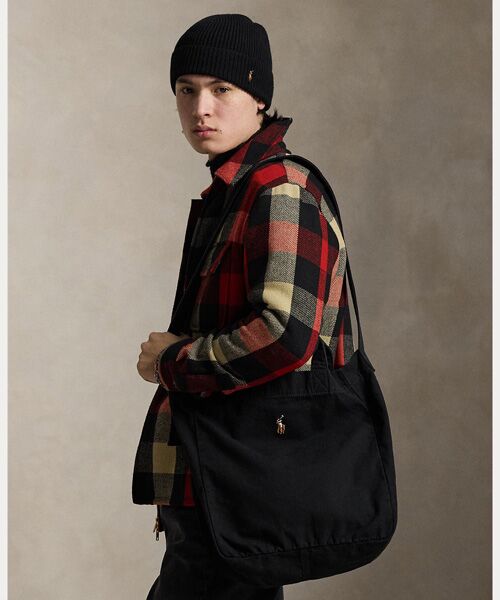 POLO RALPH LAUREN / ポロ ラルフ ローレン トートバッグ | キャンバス ショッパー トート | 詳細5