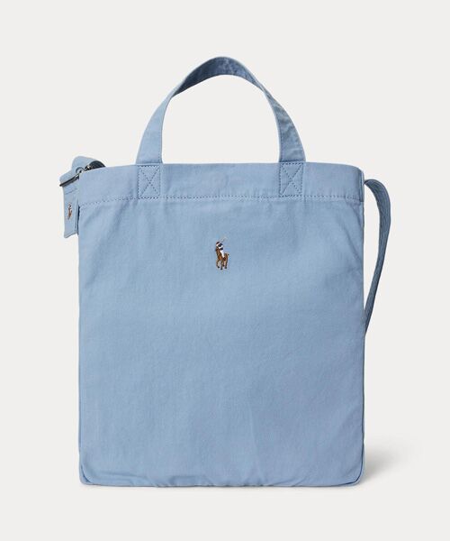 POLO RALPH LAUREN / ポロ ラルフ ローレン トートバッグ | キャンバス ショッパー トート（400ブルー）