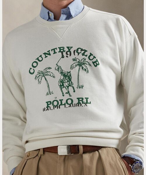 POLO RALPH LAUREN / ポロ ラルフ ローレン スウェット | ヴィンテージ フィット フリース グラフィック スウェットシャツ | 詳細4