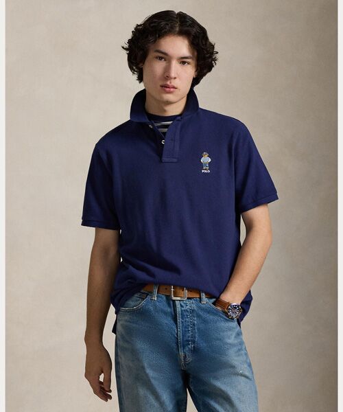POLO RALPH LAUREN / ポロ ラルフ ローレン ポロシャツ | クラシック フィット Polo ベア メッシュ ポロシャツ（400ブルー）