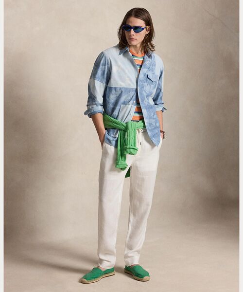 POLO RALPH LAUREN / ポロ ラルフ ローレン シャツ・ブラウス | クラシック フィット パッチワーク シャンブレー シャツ | 詳細2