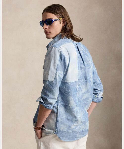 POLO RALPH LAUREN / ポロ ラルフ ローレン シャツ・ブラウス | クラシック フィット パッチワーク シャンブレー シャツ | 詳細3