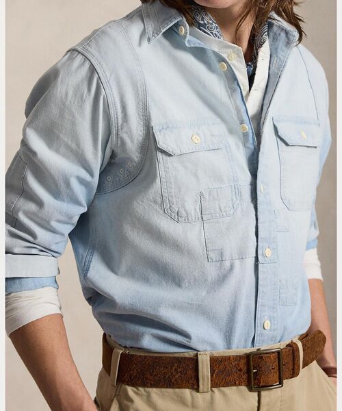 POLO RALPH LAUREN / ポロ ラルフ ローレン シャツ・ブラウス | クラシック フィット シャンブレー ワークシャツ | 詳細4