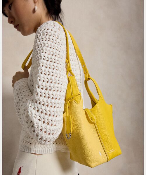 POLO RALPH LAUREN / ポロ ラルフ ローレン トートバッグ | Polo Play レザー スモール トート & クロスボディ | 詳細5