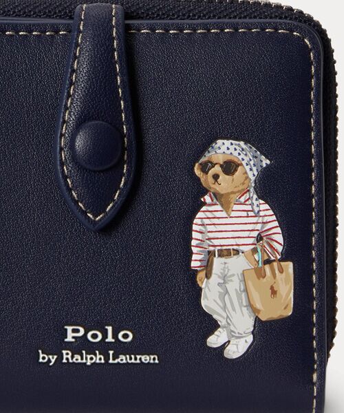 POLO RALPH LAUREN / ポロ ラルフ ローレン 財布・コインケース・マネークリップ | Polo ベア レザー コンパクト ウォレット | 詳細4
