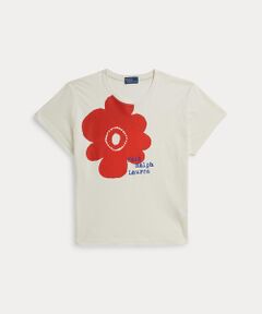 POLO RALPH LAUREN / ポロ ラルフ ローレン Tシャツ | シュランケン フィット フローラル ロゴ ジャージー Tシャツ