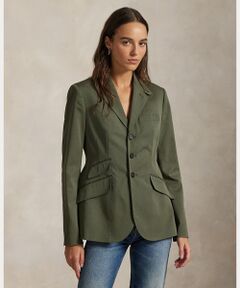 POLO RALPH LAUREN / ポロ ラルフ ローレン テーラードジャケット | シングルブレステッド サテン ハッキング ジャケット