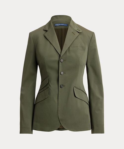 POLO RALPH LAUREN / ポロ ラルフ ローレン テーラードジャケット | シングルブレステッド サテン ハッキング ジャケット | 詳細1