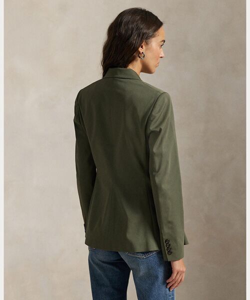 POLO RALPH LAUREN / ポロ ラルフ ローレン テーラードジャケット | シングルブレステッド サテン ハッキング ジャケット | 詳細3