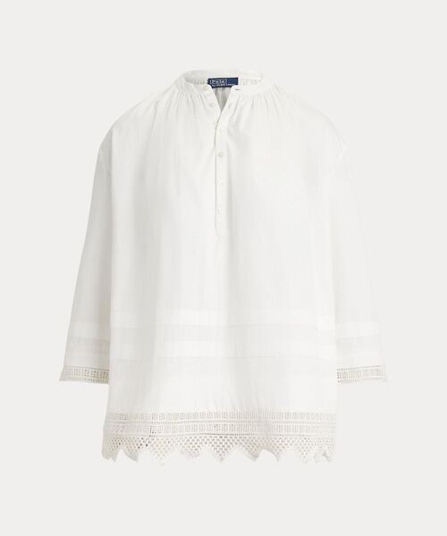 POLO RALPH LAUREN / ポロ ラルフ ローレン シャツ・ブラウス | クロシェトリム コットン シャツ | 詳細1