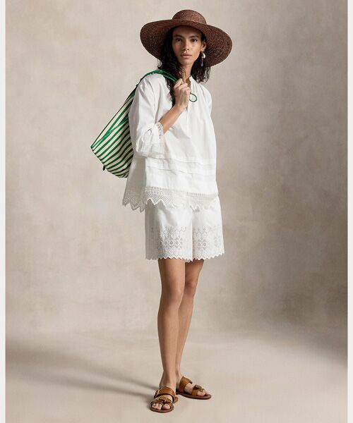 POLO RALPH LAUREN / ポロ ラルフ ローレン シャツ・ブラウス | クロシェトリム コットン シャツ | 詳細2