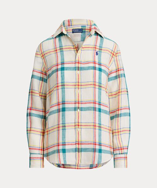 POLO RALPH LAUREN / ポロ ラルフ ローレン シャツ・ブラウス | クラシック フィット チェック リネン シャツ | 詳細1