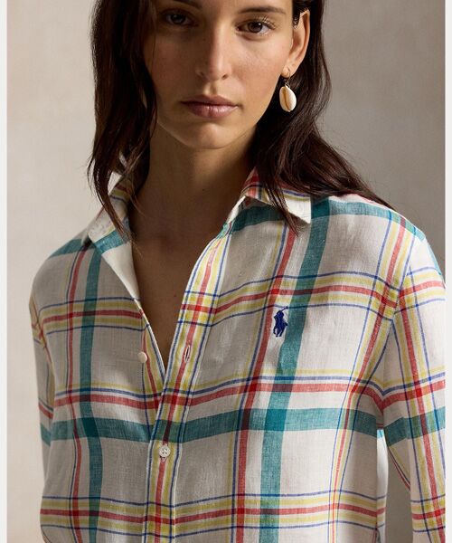 POLO RALPH LAUREN / ポロ ラルフ ローレン シャツ・ブラウス | クラシック フィット チェック リネン シャツ | 詳細4