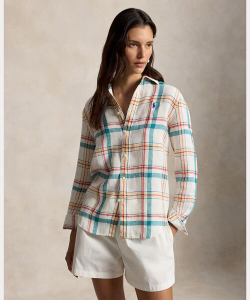 POLO RALPH LAUREN / ポロ ラルフ ローレン シャツ・ブラウス | クラシック フィット チェック リネン シャツ | 詳細5