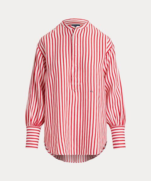 POLO RALPH LAUREN / ポロ ラルフ ローレン シャツ・ブラウス | ストライプド リネンコットン シャツ | 詳細1