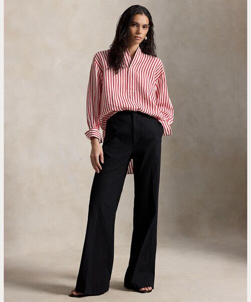 POLO RALPH LAUREN / ポロ ラルフ ローレン シャツ・ブラウス | ストライプド リネンコットン シャツ | 詳細2