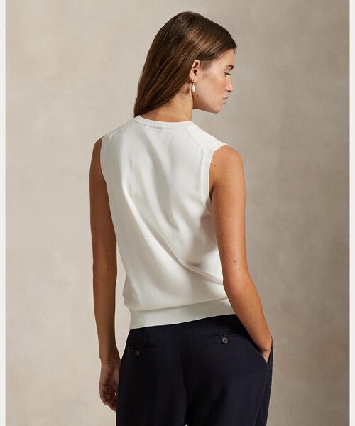 POLO RALPH LAUREN / ポロ ラルフ ローレン ニット・セーター | スリーブレス クルーネック セーター | 詳細3