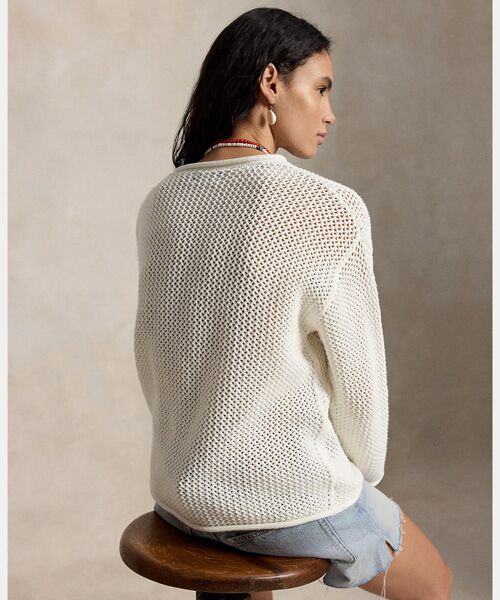 POLO RALPH LAUREN / ポロ ラルフ ローレン ニット・セーター | トーナル フラッグ ポインテール セーター | 詳細3