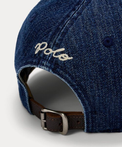 POLO RALPH LAUREN / ポロ ラルフ ローレン キャップ | The Ralph ロゴ デニム ボール キャップ | 詳細2