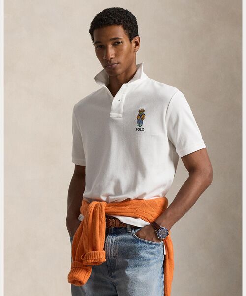 POLO RALPH LAUREN / ポロ ラルフ ローレン ポロシャツ | クラシック フィット Polo ベア メッシュ ポロシャツ（100ホワイト）
