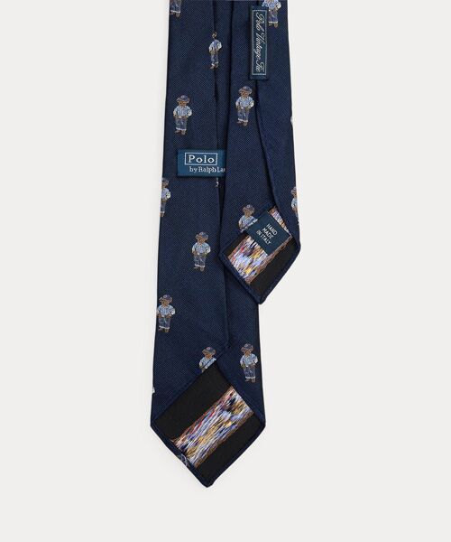 POLO RALPH LAUREN / ポロ ラルフ ローレン ネクタイ | ヴィンテージインスパイアード Polo ベア シルク ネクタイ | 詳細1