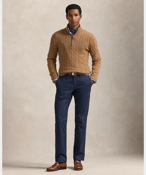 POLO RALPH LAUREN / ポロ ラルフ ローレン チノ・ワークパンツ | ストレート フィット ウォッシュド ストレッチ チノ パンツ（410ネイビー）