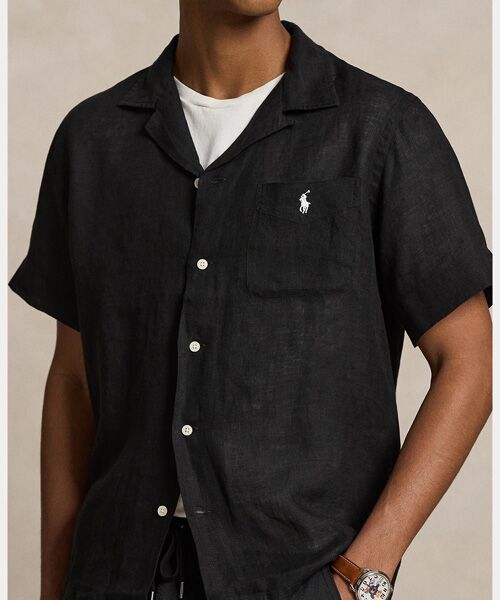 POLO RALPH LAUREN / ポロ ラルフ ローレン シャツ・ブラウス | クラシック フィット リネン キャンプ シャツ | 詳細4