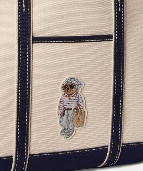 POLO RALPH LAUREN / ポロ ラルフ ローレン トートバッグ | Polo ベア キャンバス スモール ショッパー トート | 詳細4