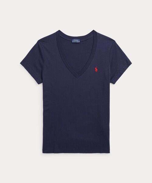 POLO RALPH LAUREN / ポロ ラルフ ローレン Tシャツ | コットン ジャージー Vネック Tシャツ | 詳細1