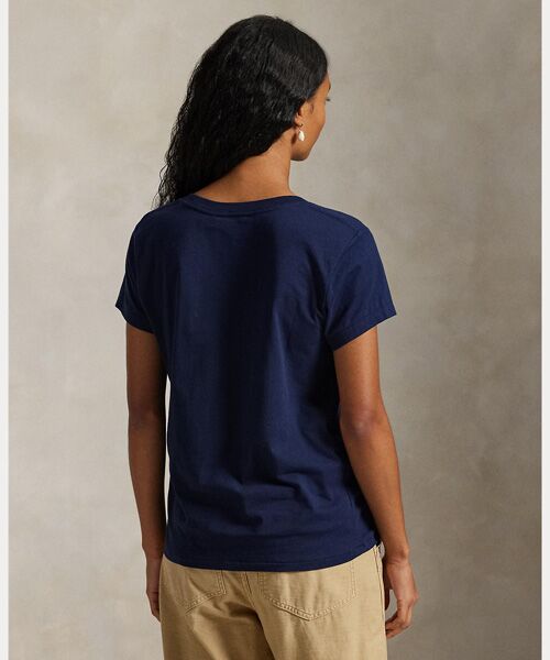 POLO RALPH LAUREN / ポロ ラルフ ローレン Tシャツ | コットン ジャージー Vネック Tシャツ | 詳細3