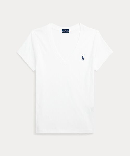 POLO RALPH LAUREN / ポロ ラルフ ローレン Tシャツ | コットン ジャージー Vネック Tシャツ | 詳細1