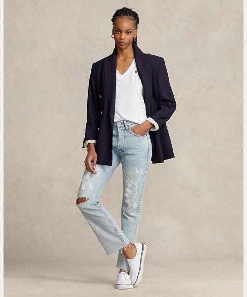 POLO RALPH LAUREN / ポロ ラルフ ローレン Tシャツ | コットン ジャージー Vネック Tシャツ | 詳細2