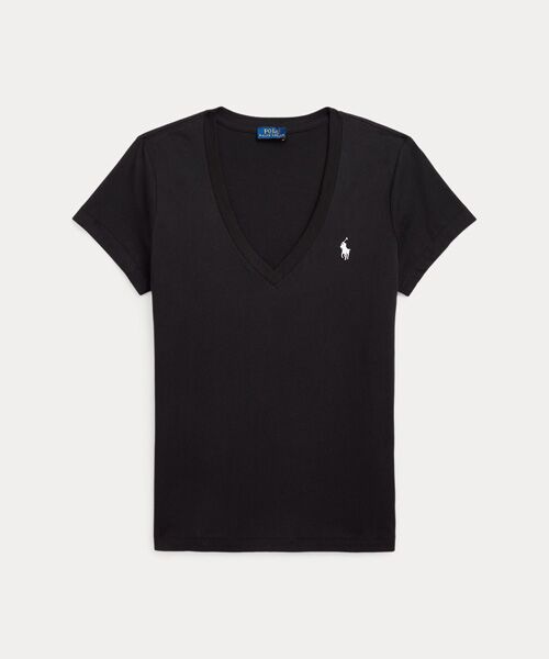 POLO RALPH LAUREN / ポロ ラルフ ローレン Tシャツ | コットン ジャージー Vネック Tシャツ | 詳細1