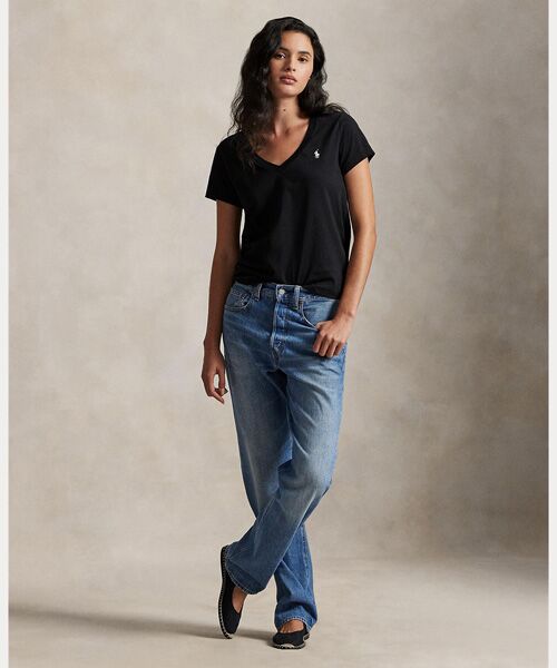 POLO RALPH LAUREN / ポロ ラルフ ローレン Tシャツ | コットン ジャージー Vネック Tシャツ | 詳細2