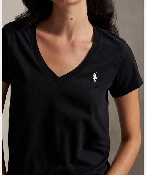 POLO RALPH LAUREN / ポロ ラルフ ローレン Tシャツ | コットン ジャージー Vネック Tシャツ | 詳細4