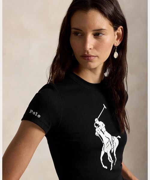 POLO RALPH LAUREN / ポロ ラルフ ローレン Tシャツ | Big Pony ストレッチコットン Tシャツ | 詳細4